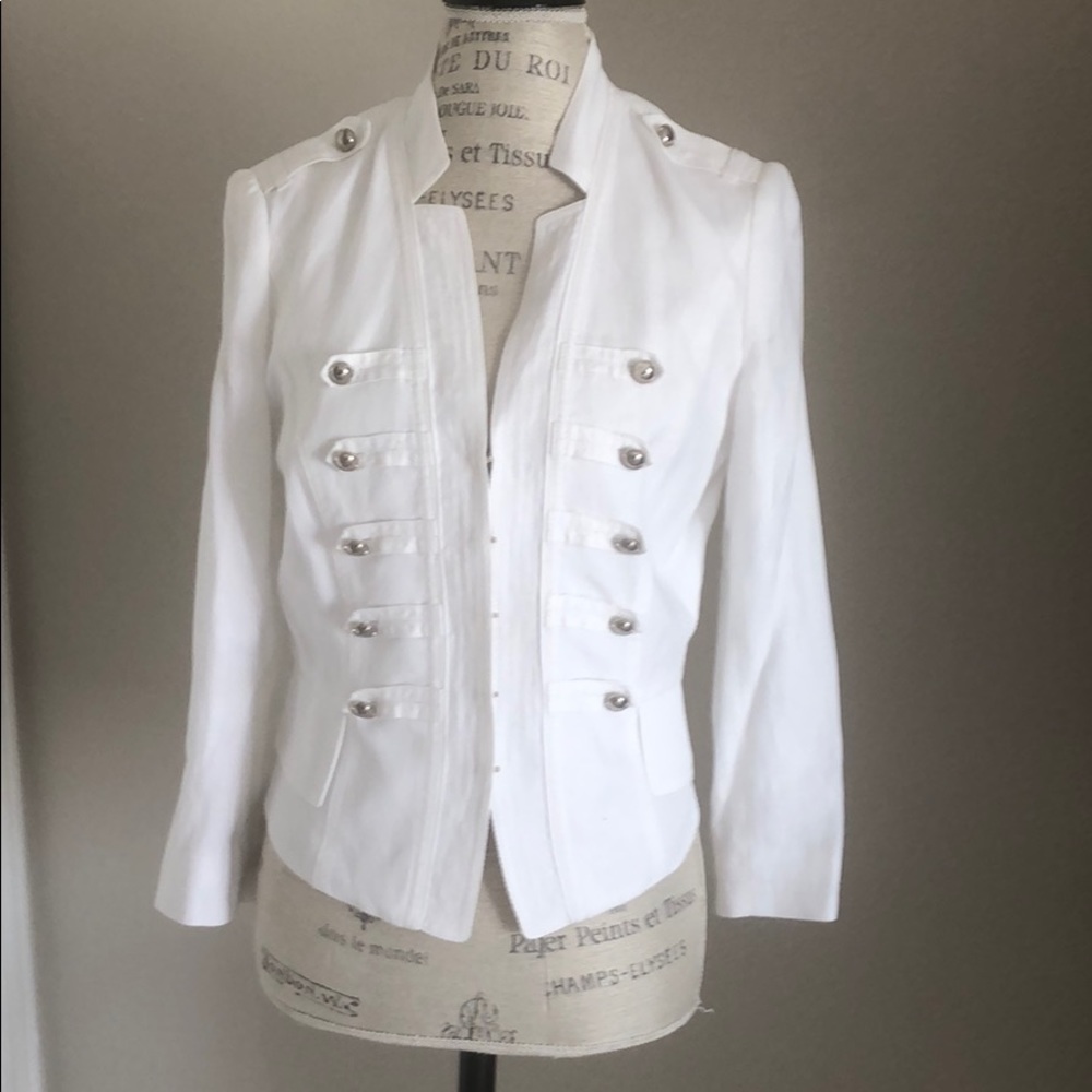 WHBM white jacket